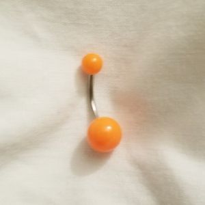 Orange Belly Ring